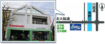 レンタルバイク洛北店 地図　RENTAL819